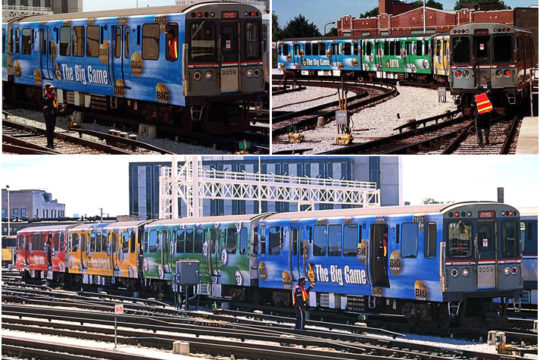 CTA Commuter Train Wrap