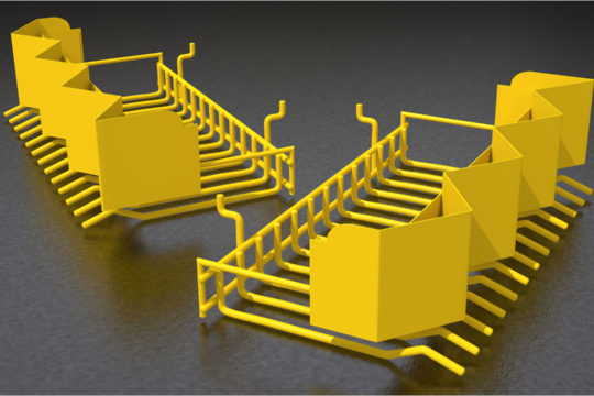 3D Product Display Rack